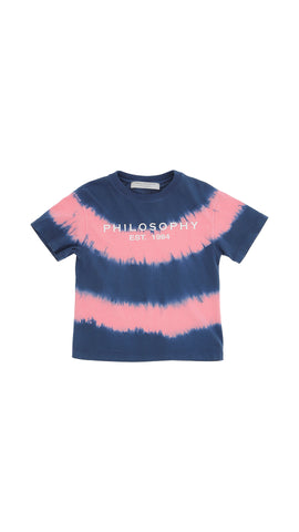 Philosophy Blue/Pink Short Sleeve T-shirt