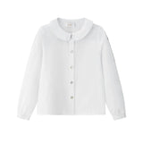 Coco Blanc Girls White Shirt