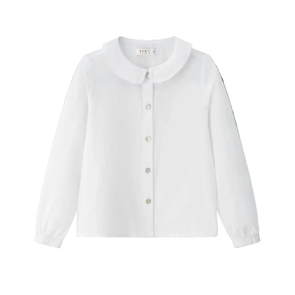 Coco Blanc Girls White Shirt