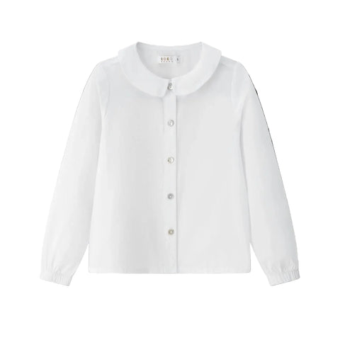 Coco Blanc Girls White Shirt