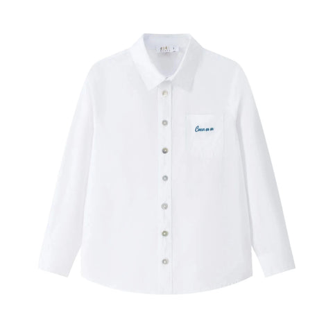 Coco Blanc Boys White Shirt