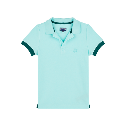 Vilebrequin Lagoon Blue SS Pique Polo