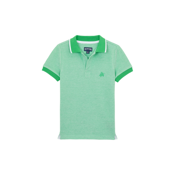 Vilebrequin Laser Green Contrast Trim SS Polo