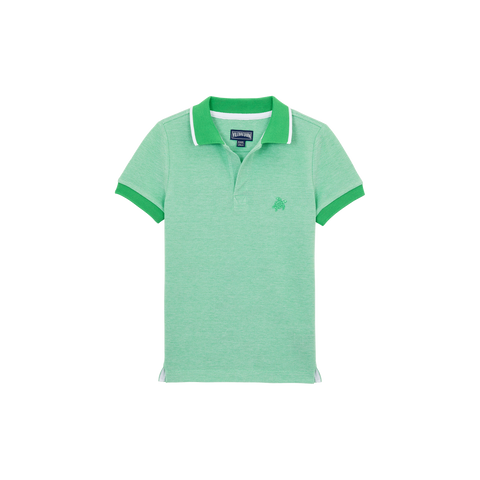 Vilebrequin Laser Green Contrast Trim SS Polo