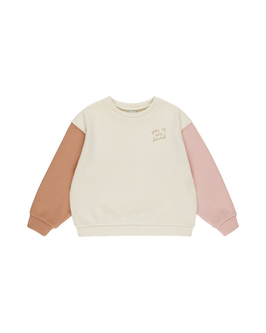 Rylee & Cru Natural Color Block Legend Sweatshirt