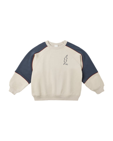Rylee & Cru Stone Paneled Sweatshirt