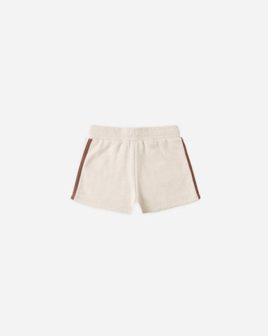 Rylee & Cru Shell Heathered Racer Track Shorts