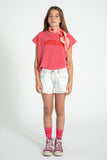 Piupiuchick Pink Amour Sleeveless Top