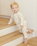 Quincy Mae Natural Bears Tee + Drawstring Pant Set
