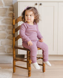 Quincy Mae Mulberry Waffle Top + Pant Set