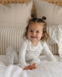 Quincy Mae Ivory Cloud Floral Bamboo Pajama Set