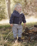 Quincy Mae Midnight Corduroy Hooded Jacket
