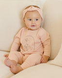 Quincy Mae Melon Bunny Tee + Drawstring Pant Set