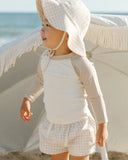 Quincy Mae Oat Check Sun Hat