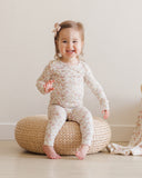 Quincy Mae Ivory Bloom Bamboo Pajama Set