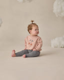 Quincy Mae Blush Cherry Relaxed Sweatshirt