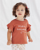 Quincy Mae Mon Amour Flutter Tee