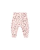 Quincy Mae Lilac Wild Flower Ruffle Tee + Garden Drawstring Pant Set