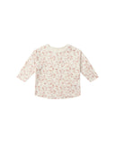 Quincy Mae Ivory French Garden Tee + Drawstring Pant Set