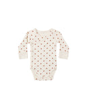 Quincy Mae Red Hearts Side Snap Rib Bodysuit + Leggings