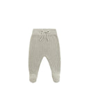 Quincy Mae Laurel Knit Wrap Top + Footed Pant Set