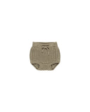 Quincy Mae Olive Chunky Knit Sweater + Bloomer Set