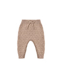 Quincy Mae Heathered Almond Knit Sweater + Pant Set