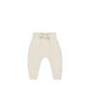 Quincy Mae Natural Speckled Knit Sweater + Pant Set