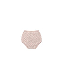 Quincy Mae Dusty Rose Speckle Bubble Knit Cardigan + Bloomer Set