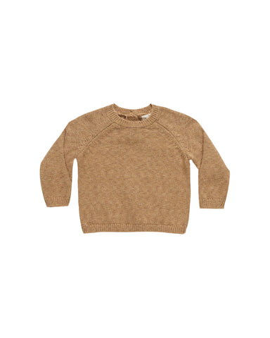 Quincy Mae Golden Speckled Knit Sweater + Pant Set