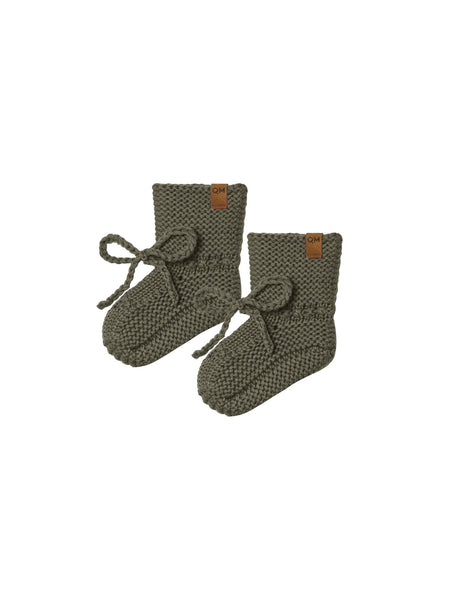 Quincy Mae Forest Knit Booties