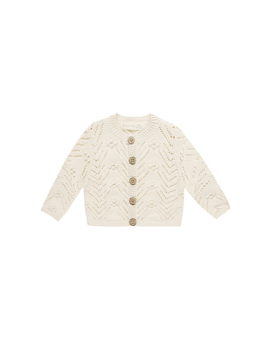 Quincy Mae Natural Knit Cardigan + Bloomer Set