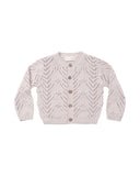 Quincy Mae Lilac Mist Knit Cardigan + Bloomer Set