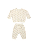 Quincy Mae Natural Meadow Waffle Slouch Set