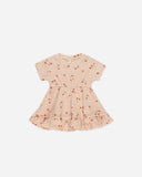 Quincy Mae Melon Cherries Terry Dress