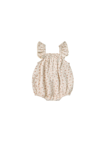 Quincy Mae Clay Ditsy Bonnie Romper