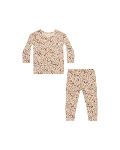 Quincy Mae Shell Posy Bamboo Pajama Set