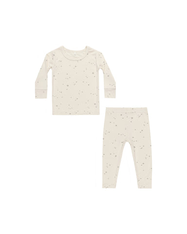 Quincy Mae Natural Twinkle Bamboo Pajama Set