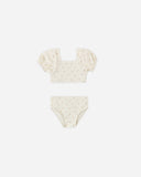 Quincy Mae Ivory Petit Fleur Zippy Two-Piece