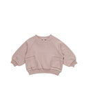 Quincy Mae Mauve Pocket Sweat Set