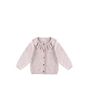 Quincy Mae Lilac Ruffle Cardigan + Bloomer Set
