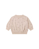 Quincy Mae Dusty Rose Hearts Relaxed Sweat Set