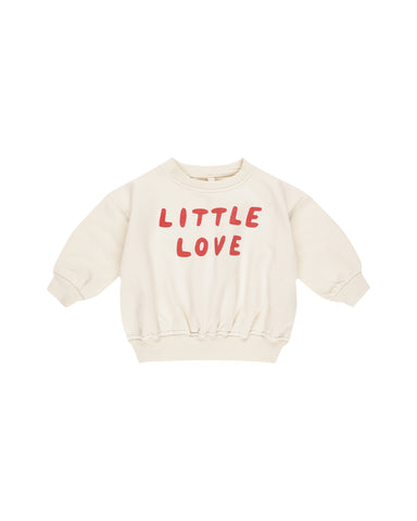 Quincy Mae Natural Little Love Sweat Set