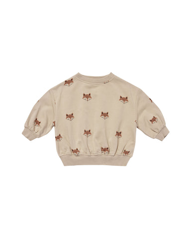 Quincy Mae Sand Foxes Relaxed Sweat Set