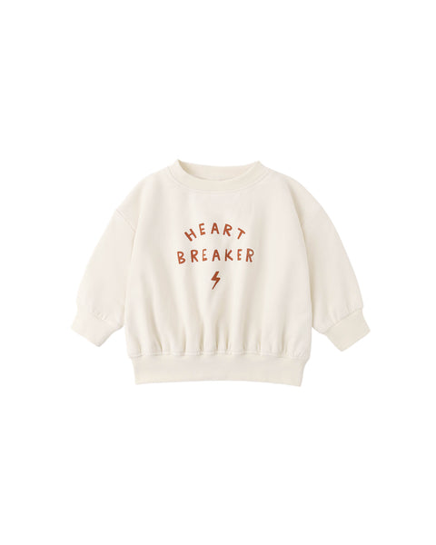 Quincy Mae Heart Breaker Relaxed Sweatshirt  + Electric Heart Sweatpant Set