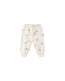Quincy Mae Natural Brown Bear Sweat Set