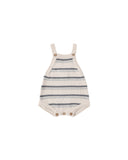 Quincy Mae Natural Ocean Stripe Tatum Romper