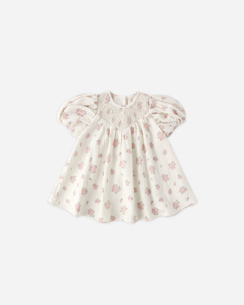Quincy Mae Ivory Garden Rose Carina Dress