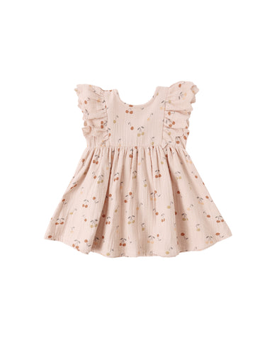 Quincy Mae Blush Cherries Alina Dress