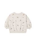 Quincy Mae Parchment Space Oversized Sweat Set